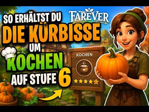 🎃 HOW to FINALLY get Pumpkins in Farever! (Cooking Level 6 Guide)