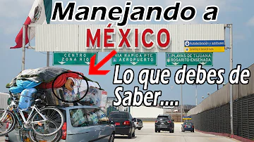 ¿Se puede cruzar a México con carné de conducir?