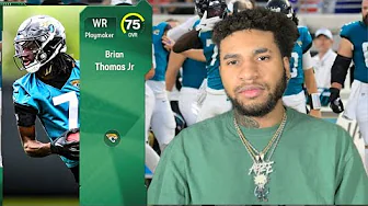 75 OVR Brian Thomas Jr Full Jaguars Theme Team | Madden 25 Ultimate Team | thumbnail