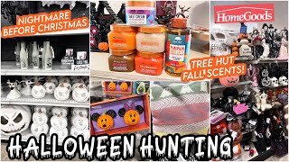 HALLOWEEN DECOR IS HERE! SHOP WITH ME AT HOME GOODS + NEW FALL TREE HUT SCRUBS!