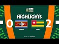 Eswatini 🆚 Togo | Highlights - #TotalEnergiesAFCONQ2023 - MD5 Group L