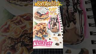 FOOD ART | USING ACRYLIC PAINT MARKERS | WOOMER
