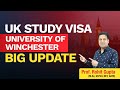 UK Study Visa | University of Winchester |Big Update| 2023 Updates | Spectrum overseas