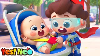 lets buckle up super heroes song safety rules nursery rhymes kids songs yes neo