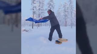 Frozen clothes
