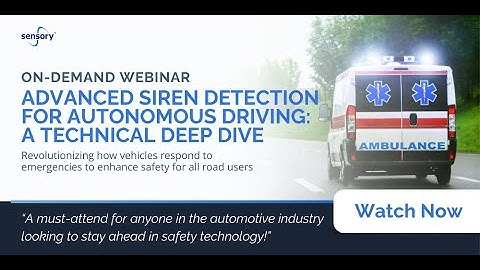 Advanced Siren Detection For Autonomous Driving: A Technical Deep Dive