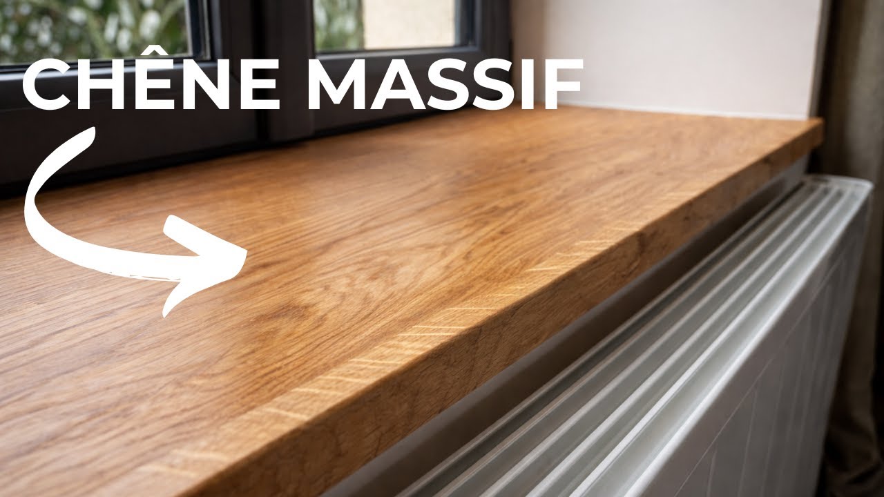 Comment fabriquer une tablette de fenêtre en chêne massif