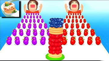 Pancake run 🥞game Mix Levels Walkthrough (Android, ios Mobile game)