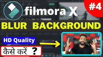 Filmora | How to make background blur in filmora | filmora me background blur kaise kare [ Hindi ]