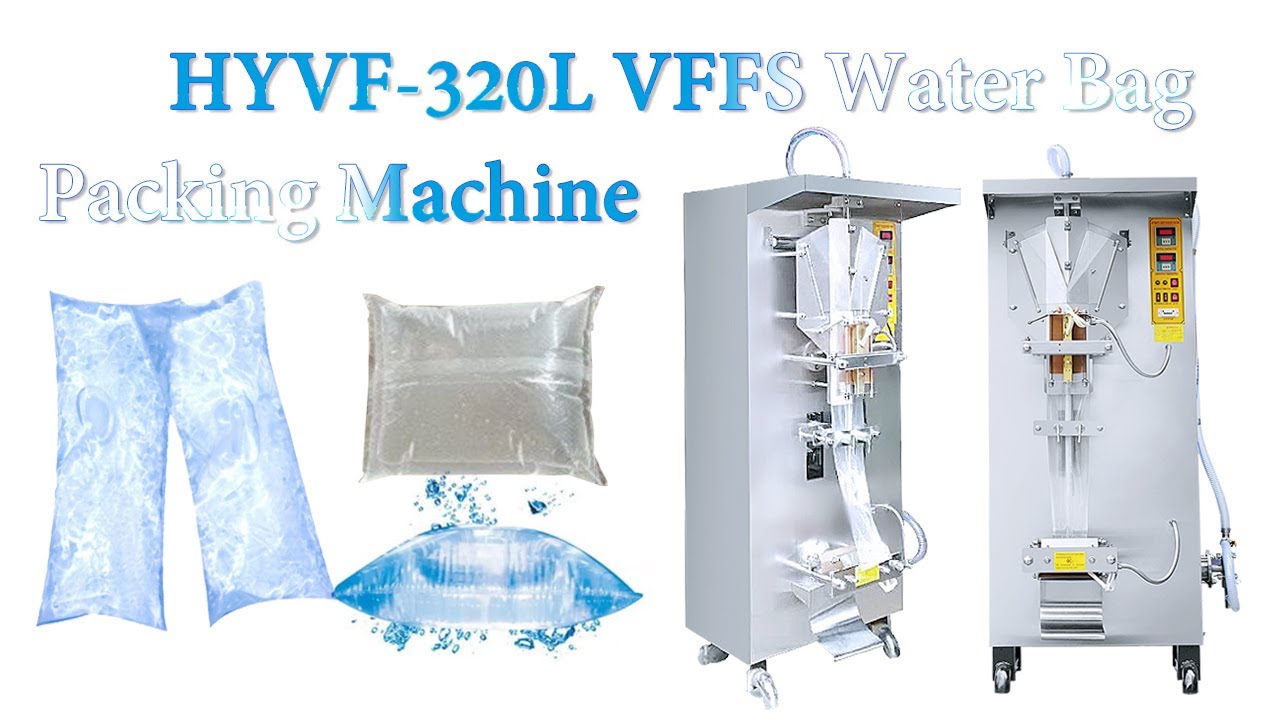 HYVF-320L VFFS Water Bag Packing Machine - YouTube