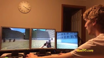 NVIDIA PhysX Tri-Screen Surround Test