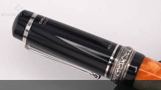 DELTA デルタ 万年筆 ドルチェビータ ミニ 18K/F - YouTube
