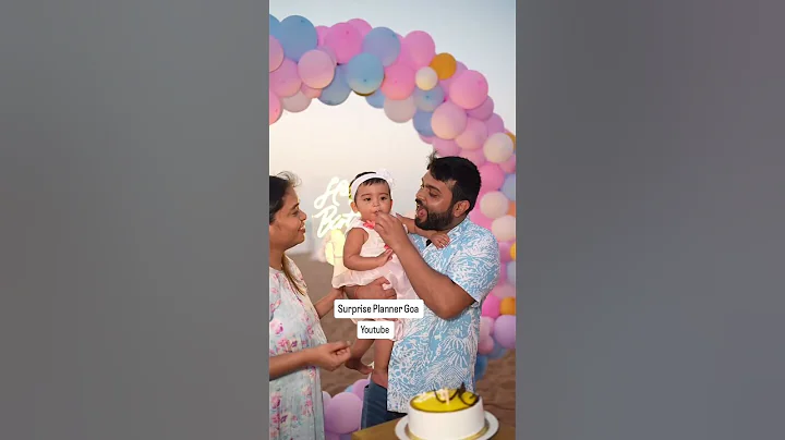 FIRST BIRTHDAY CELEBRATION ON BEACH GOA MORJIM BEACH | BABY SHOOT ON BEACH | LOOKING FOR SHOOT GOA