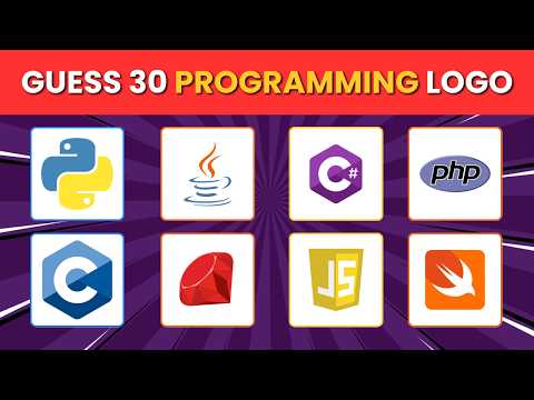 Guess The Programming Logo In 3 Seconds! 🐍💻 | Programming Quiz Challenge | QuizByte