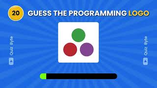 Guess The Programming Logo In 3 Seconds! 🐍💻 | Programming Quiz Challenge | QuizByte