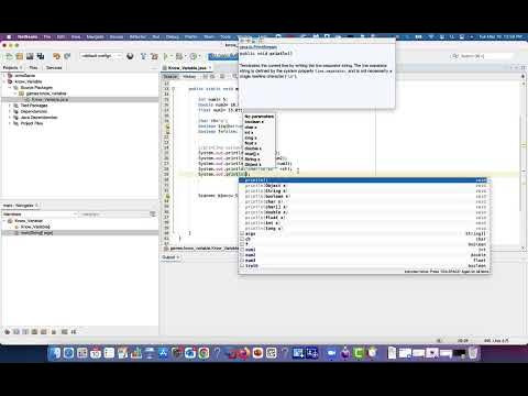 Learn Java Programming - Part 2-2: Print primitive variables in Java ...