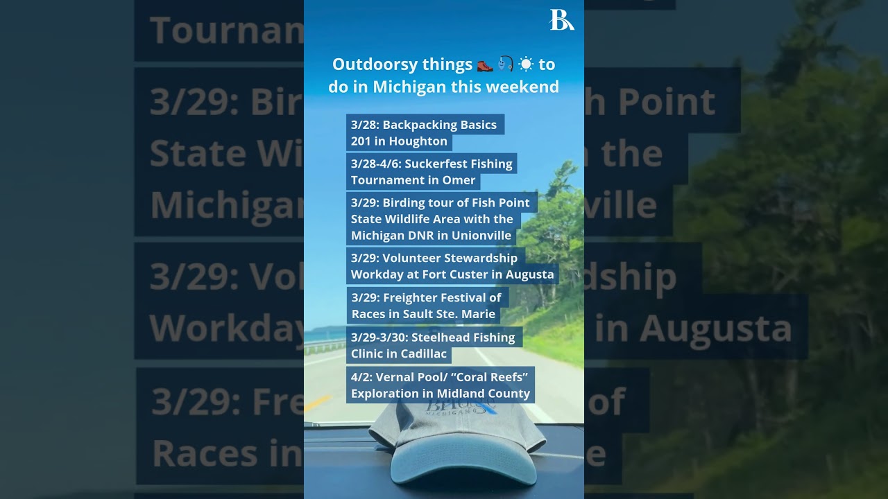 Seven outdoorsy things to do this weekend in Michigan!