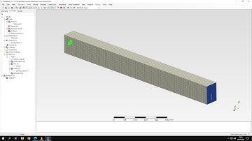 PrePoMax (CalculiX FEA) - Tutorial 20 - Hex mesh from Gmsh