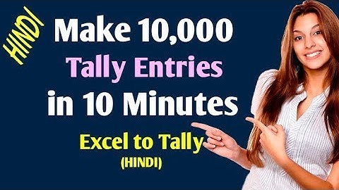Excel to Tally Auto Entry | Excel to Tally | Excel to Tally Import Utility | Hindi  @XLTOOL ​