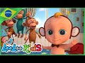 Cinco Macaquinhos - Músicas Para Crianças - LooLoo Kids Português