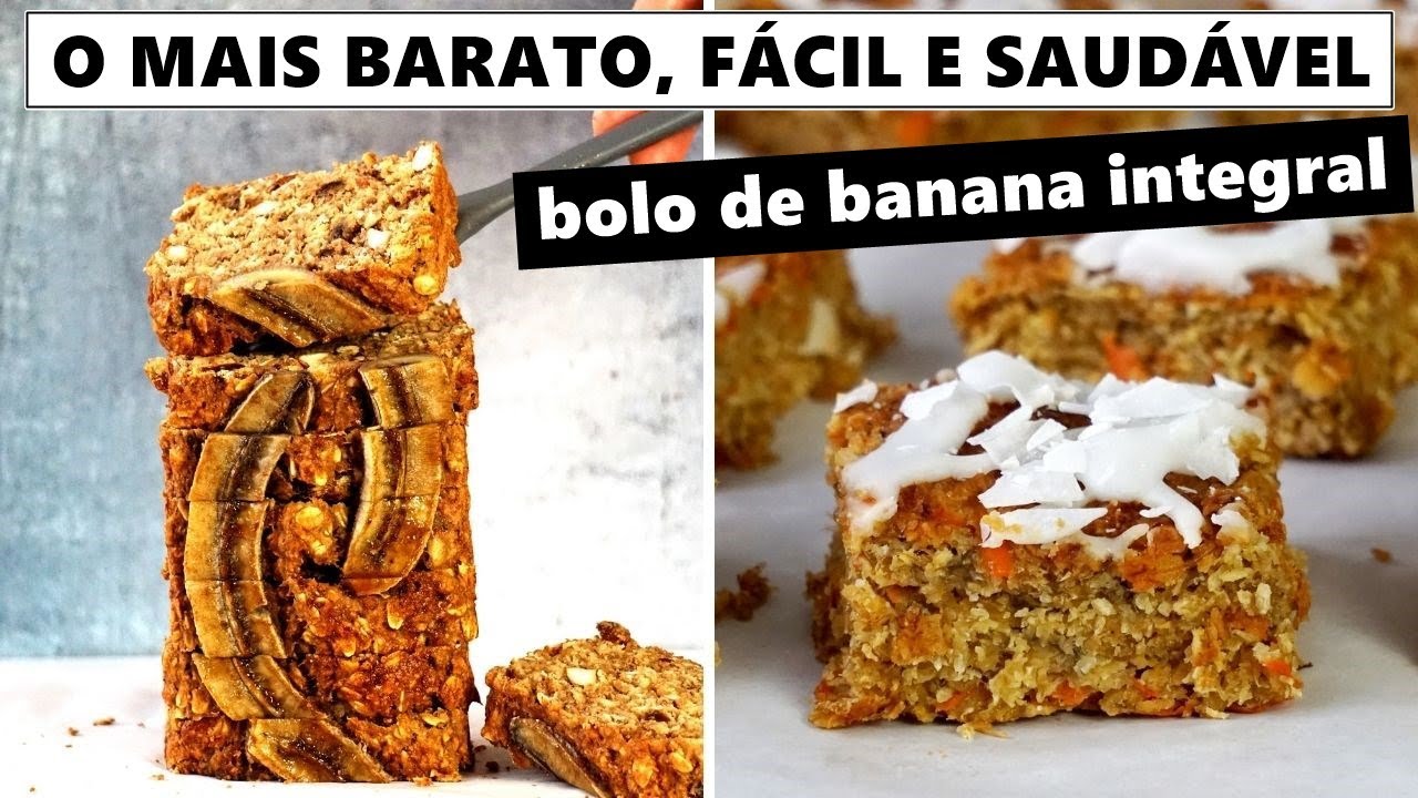 Prepare hoje bolos saudáveis  para o café da manhã ou lanchinho