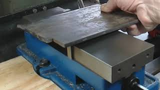 Two piece mill table vice. (My Version)