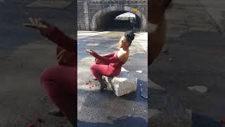 Fesah Rollins Female Rapper Lyricist Recording Scenes Of New Video Eyes Behind Shades