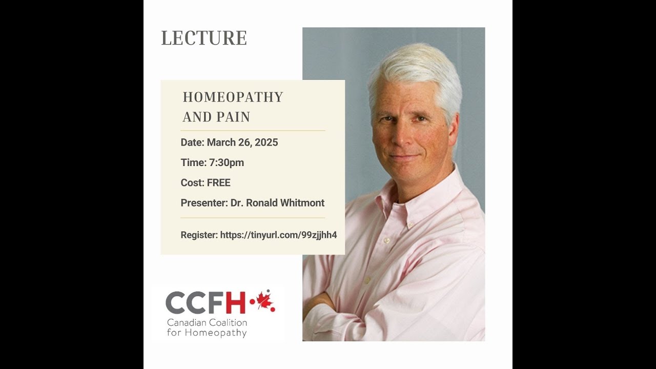 Homeopathy and Pain with Dr. Ronald Whitmont