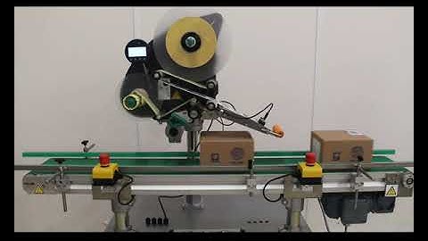 ALS XLS 204 Box Labelling System - Top Label with V-Shape Dispense Edge