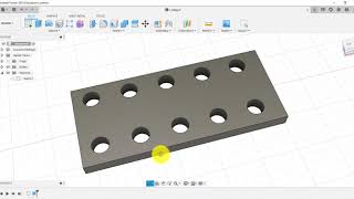 Fusion 360 Beginner Tutorial 7 - Rectangular Pattern, Mirror in Sketch (Hindi)