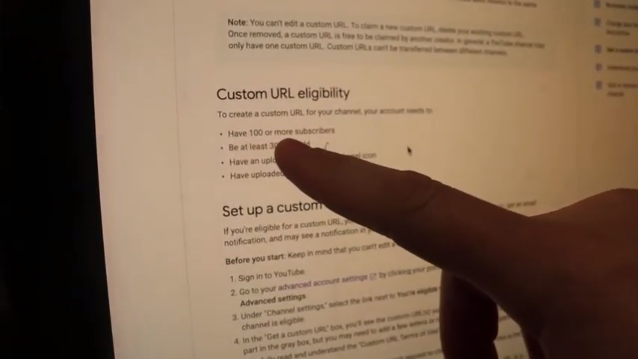 Name Your Channel - How To Get Your Youtube Custom URL 