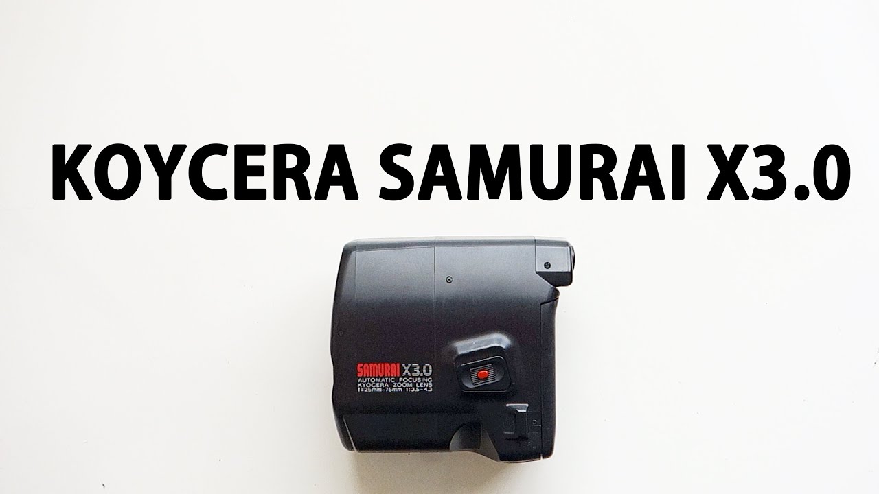 kyocera samurai x3.0. half frame film camera. sample photo and review
