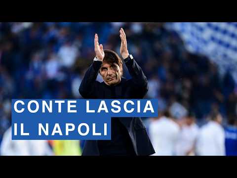 Video Antonio Conte lascia il Napoli con un anno danticipo: la missione è conclusa