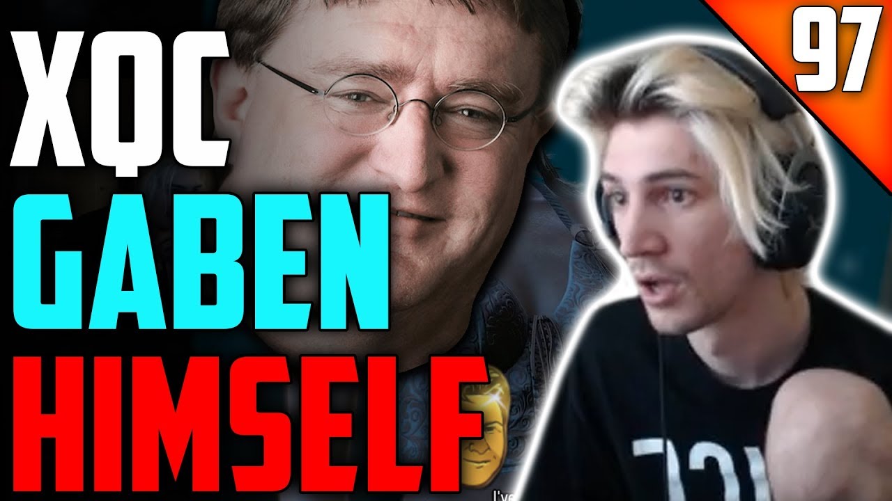 xQc RECEIVES A MESSAGE FROM GABEN - xQc Stream Highlights #97 | xQcOW