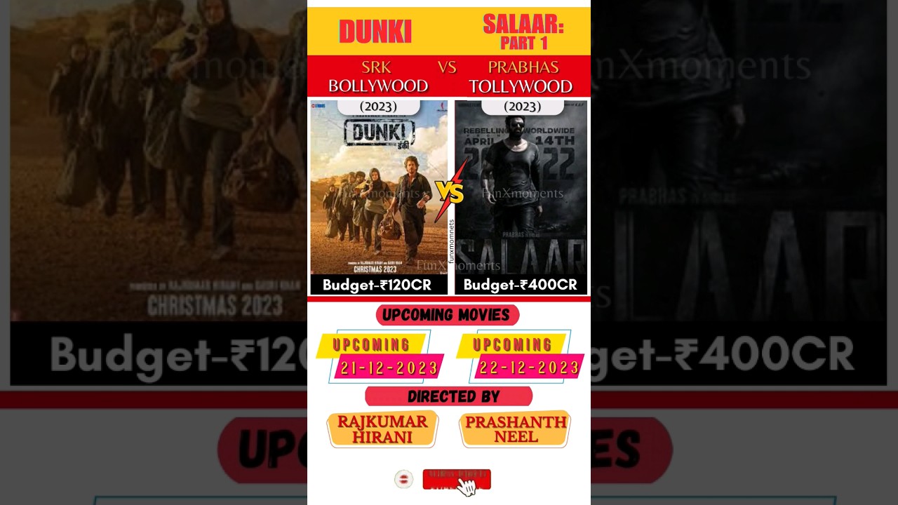 Dunki vs Salaar movie comparison_upcoming movies 