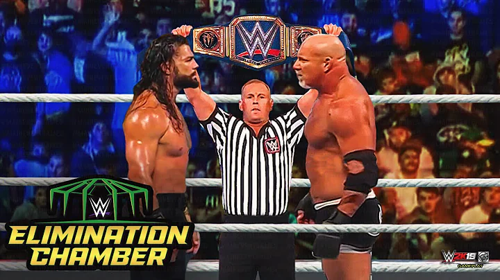 Roman Reigns vs. Goldberg: Elimination Chamber 2022