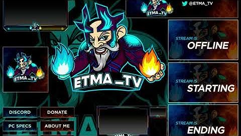 I will design a twitch overlay and stream package with bonus gift