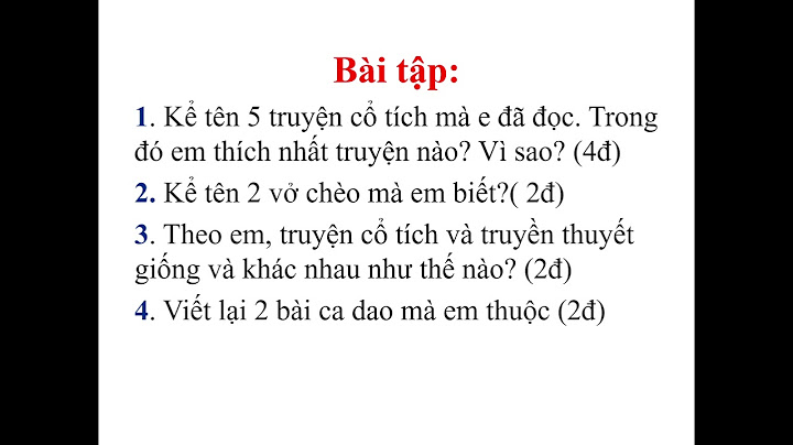 Bài tập vận dụng văn 10 văn học dân gian