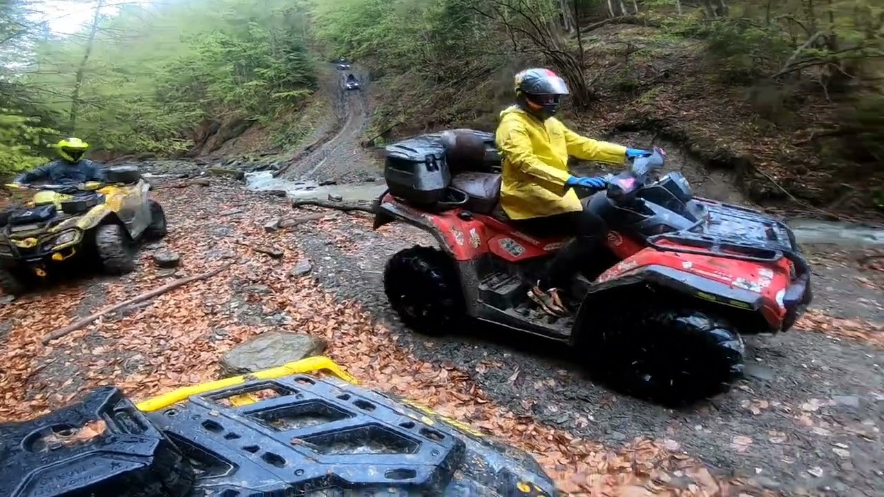 Ne prinde ploaia pe un traseu nou !!! jar pe tobe