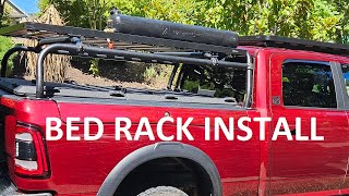 Bed Rack Install Ram Power Wagon with Rambox