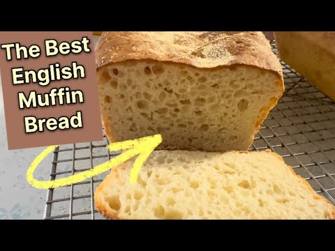 Easy English Muffin Bread-Perfect for Toasting!
