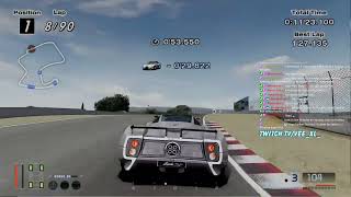 Gran Turismo 4 - Laguna Seca 200 Miles Endurance Race STREAM - Twitch VOD 1/12/23
