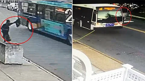 BUS HIJACKED IN NYC: Surveillance Videos Captures ...