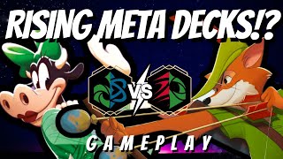 BEST EMERALD DECKS FACEOFF! | Emerald Sapphire v Emerald Ruby | Gameplay + Commentary | Lorcana