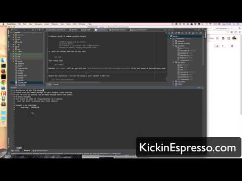 How to use VI to commit files in Git