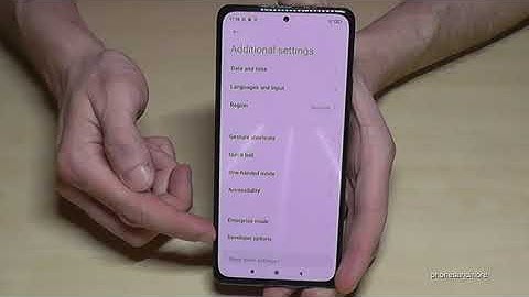Xiaomi Mi 11i: How to enable and disable the Developer Options?