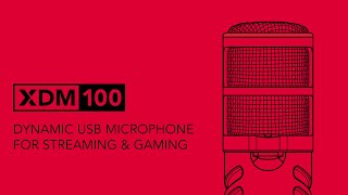 XDM-100, Dynamic USB Microphone for Streaming and Gaming