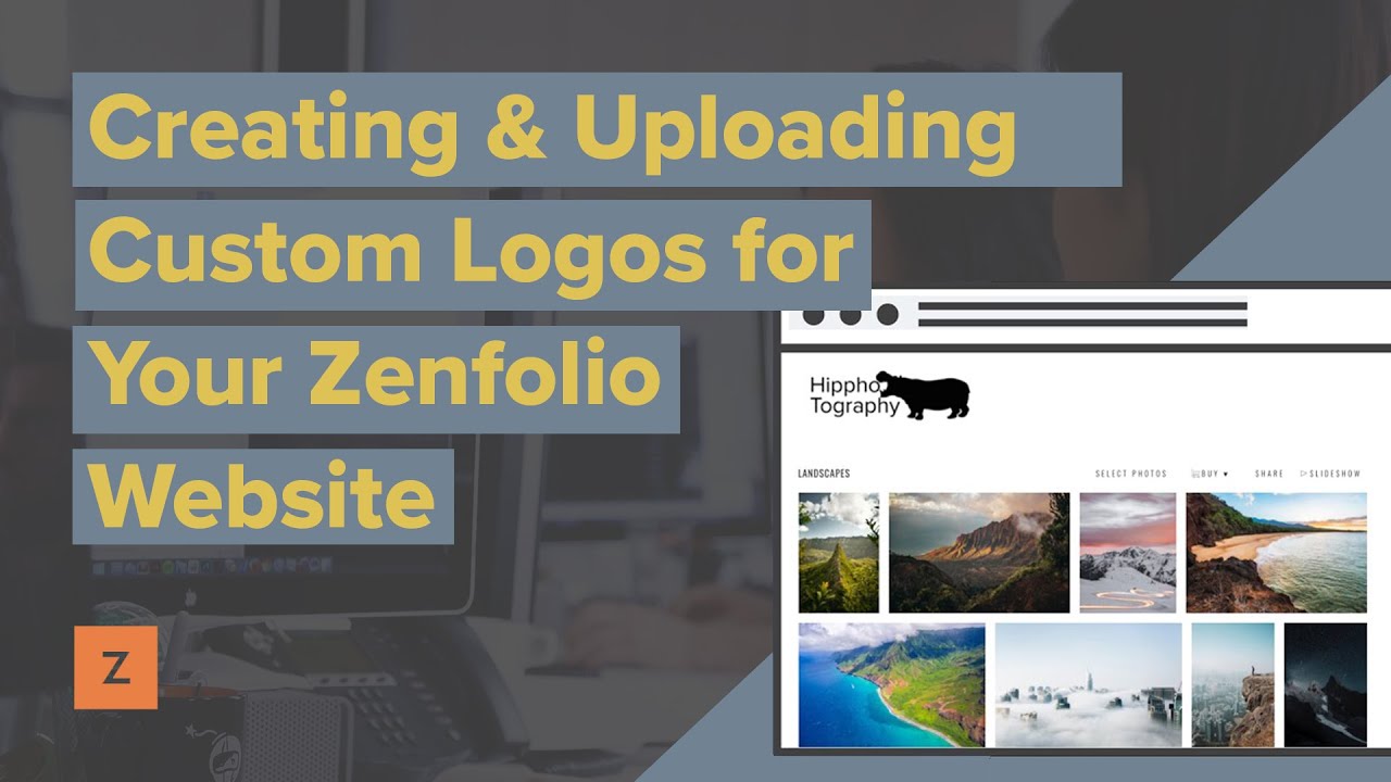How to Create and Upload Custom Logos for Your Zenfolio site