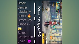 freefire costume video || Break Dancer + Street Boy Bundle + Soiree Gentlemen || freefiremax