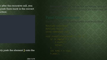 How to Reverse a Stack Using Recursion in C+ +